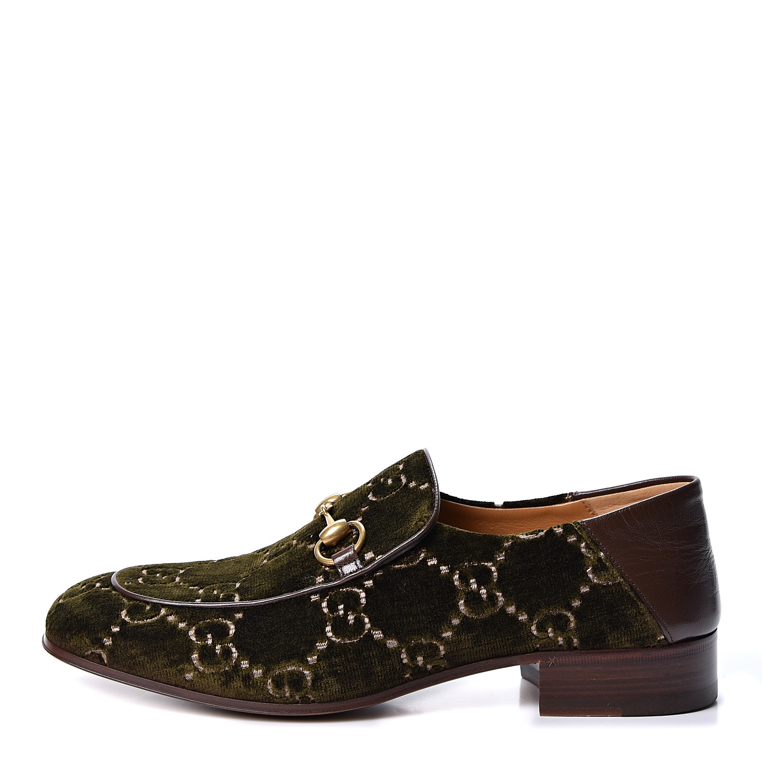 mens green velvet loafers