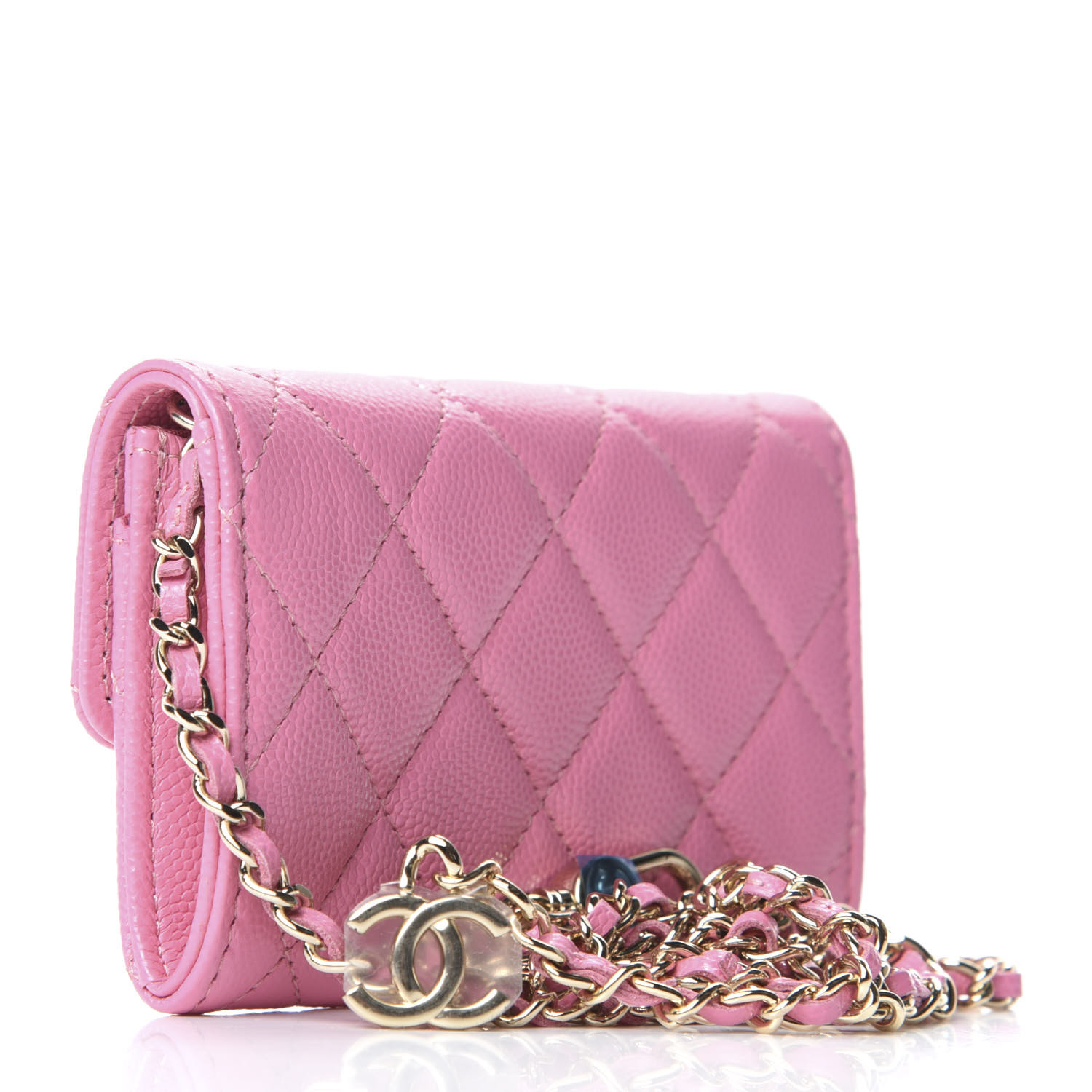 chanel belt bag pink