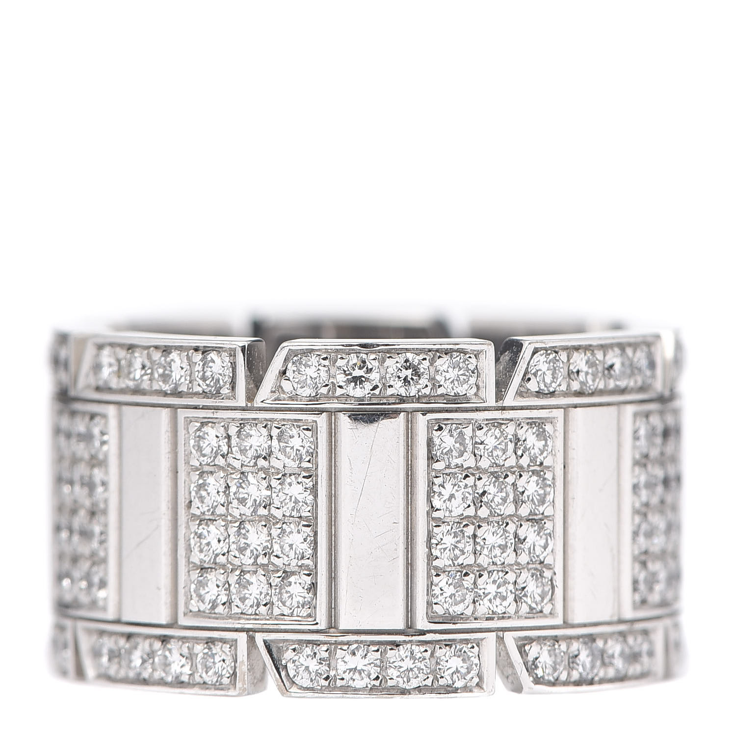 cartier tank ring diamond