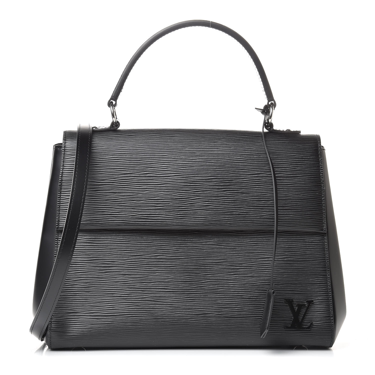 LOUIS VUITTON Epi Cluny MM Black 487508