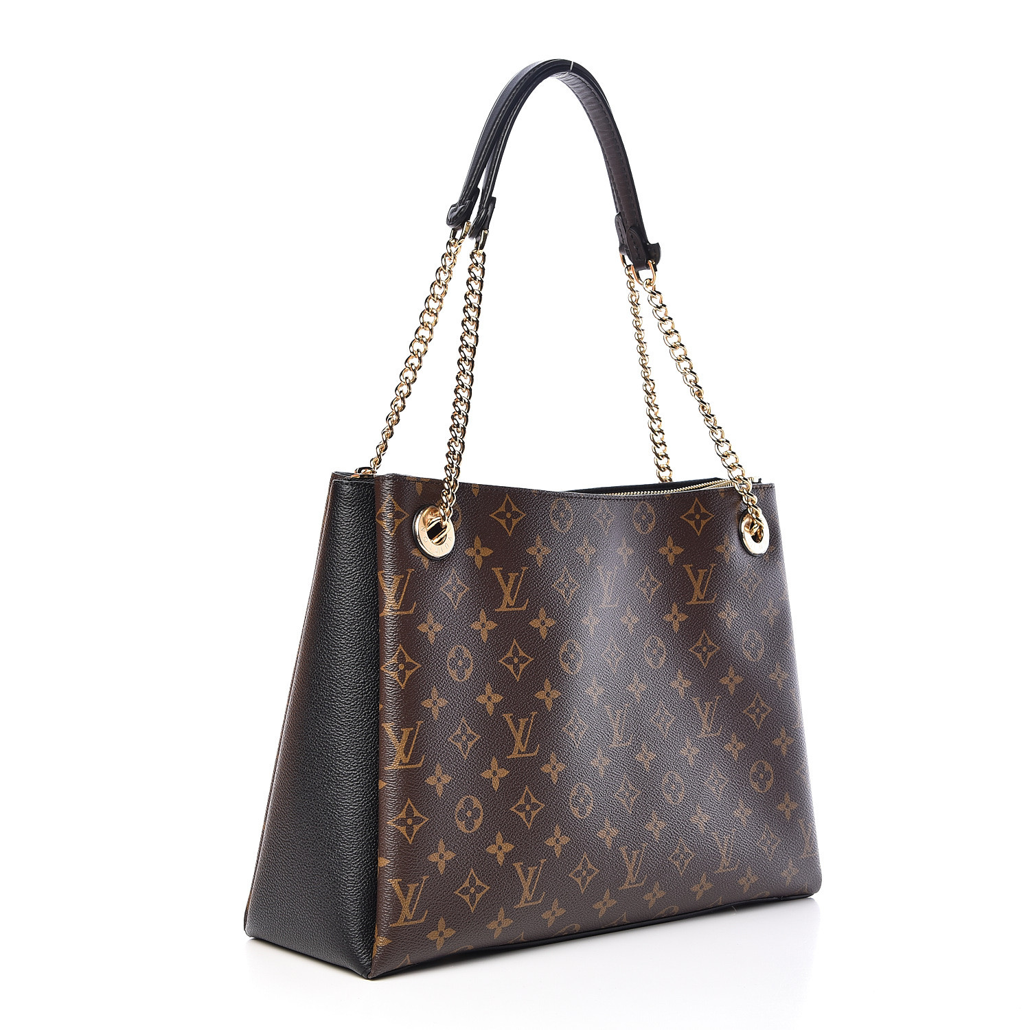 LOUIS VUITTON Monogram Surene MM Black 485277