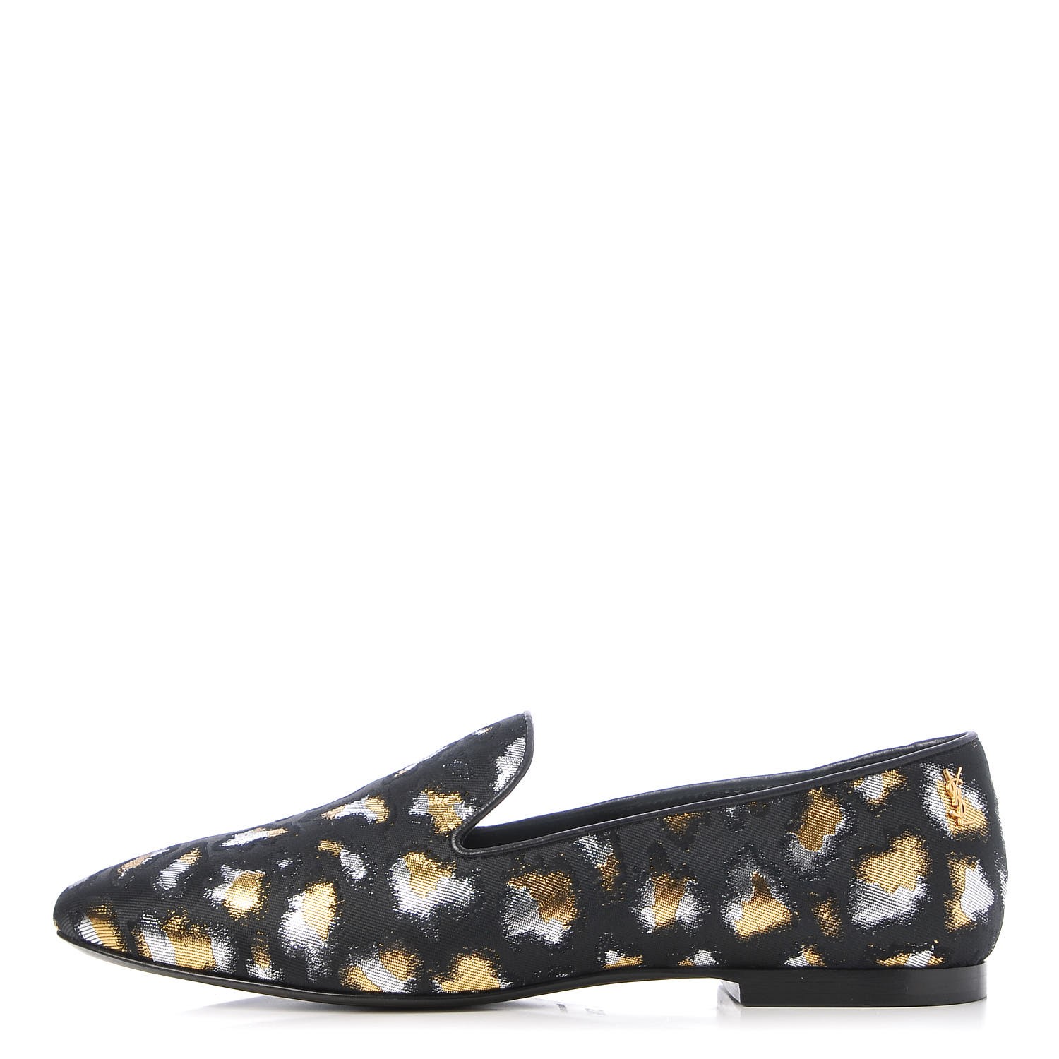 leopard smoking loafers