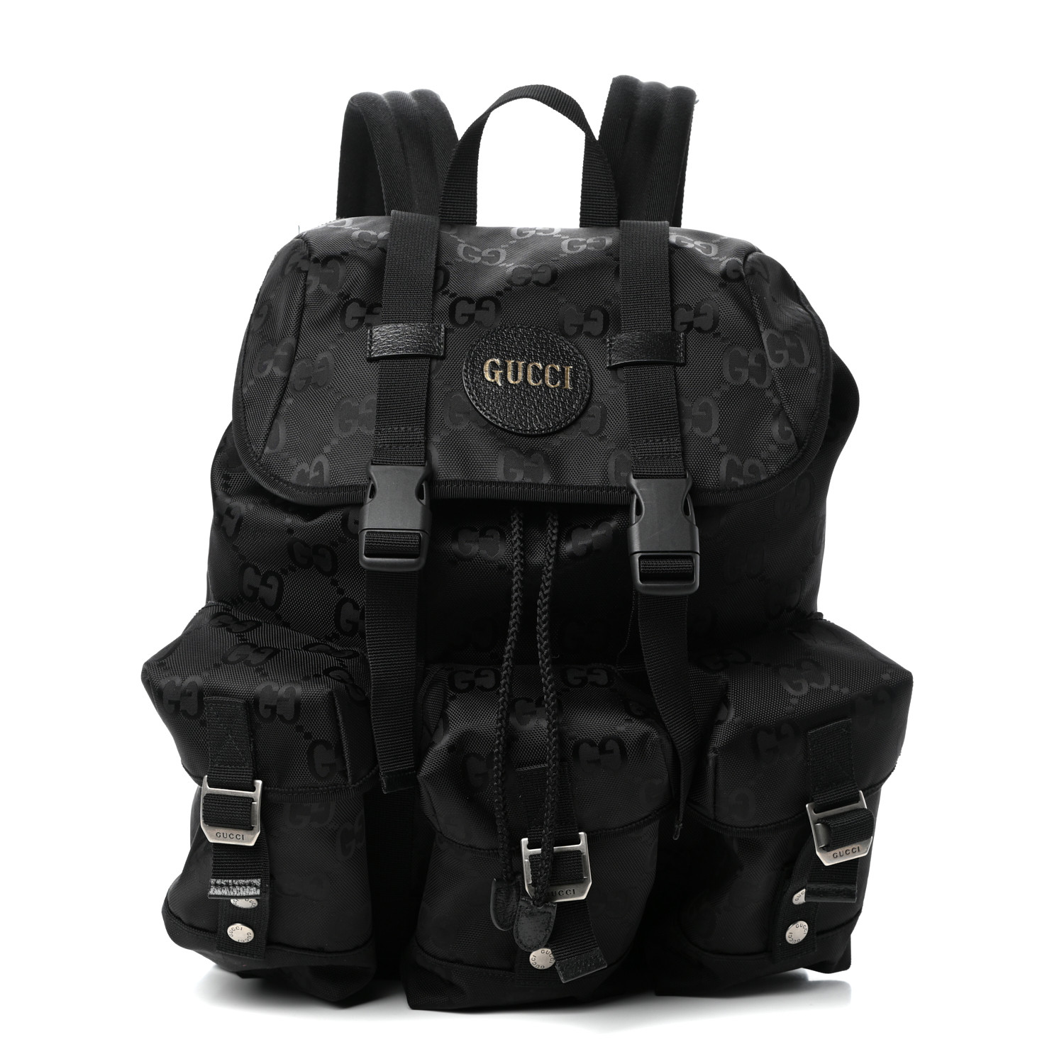 Gucci Econyl Nylon Monogram Off The Grid Backpack Black 767219 Fashionphile