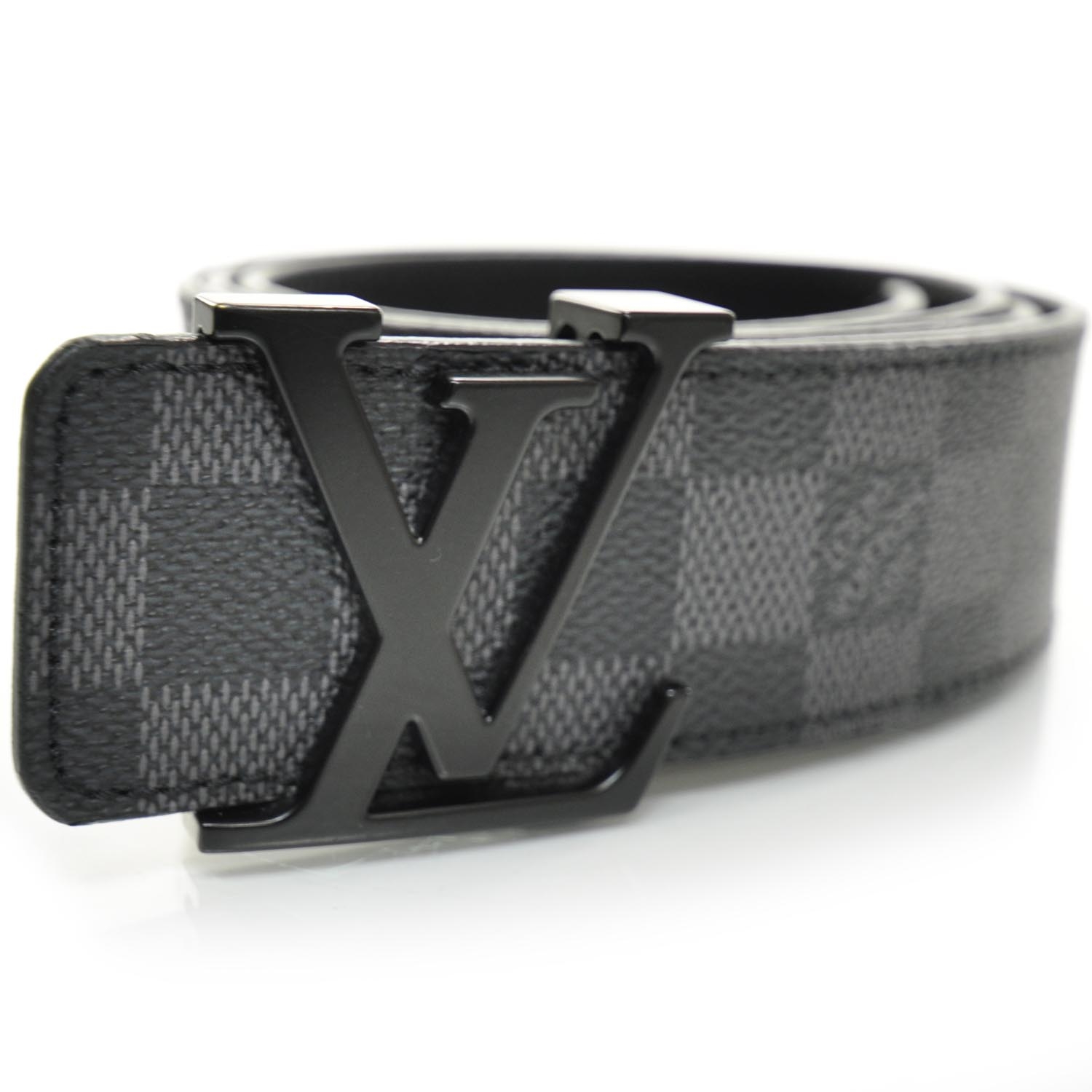Louis Vuitton Damier Graphite Neogram 30MM Belt - Black Belts
