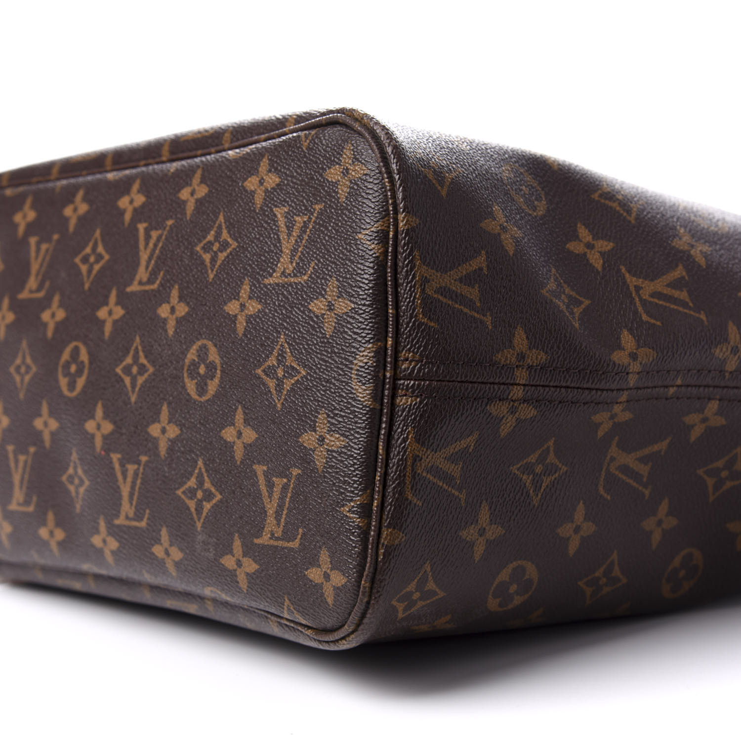 Louis Vuitton Neverfull MM Cherry Monogram Leather Canvas Tote