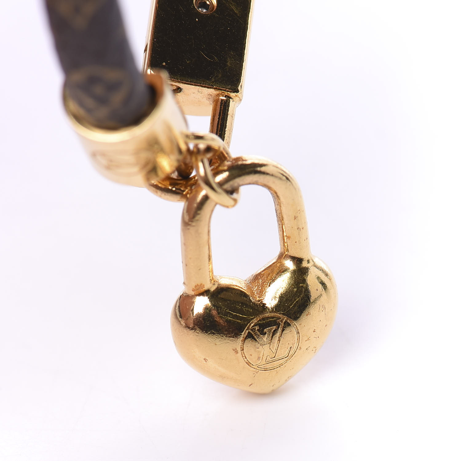 Crazy In Lock Charm Bracelet Monogram Canvas - Accessories M6451F