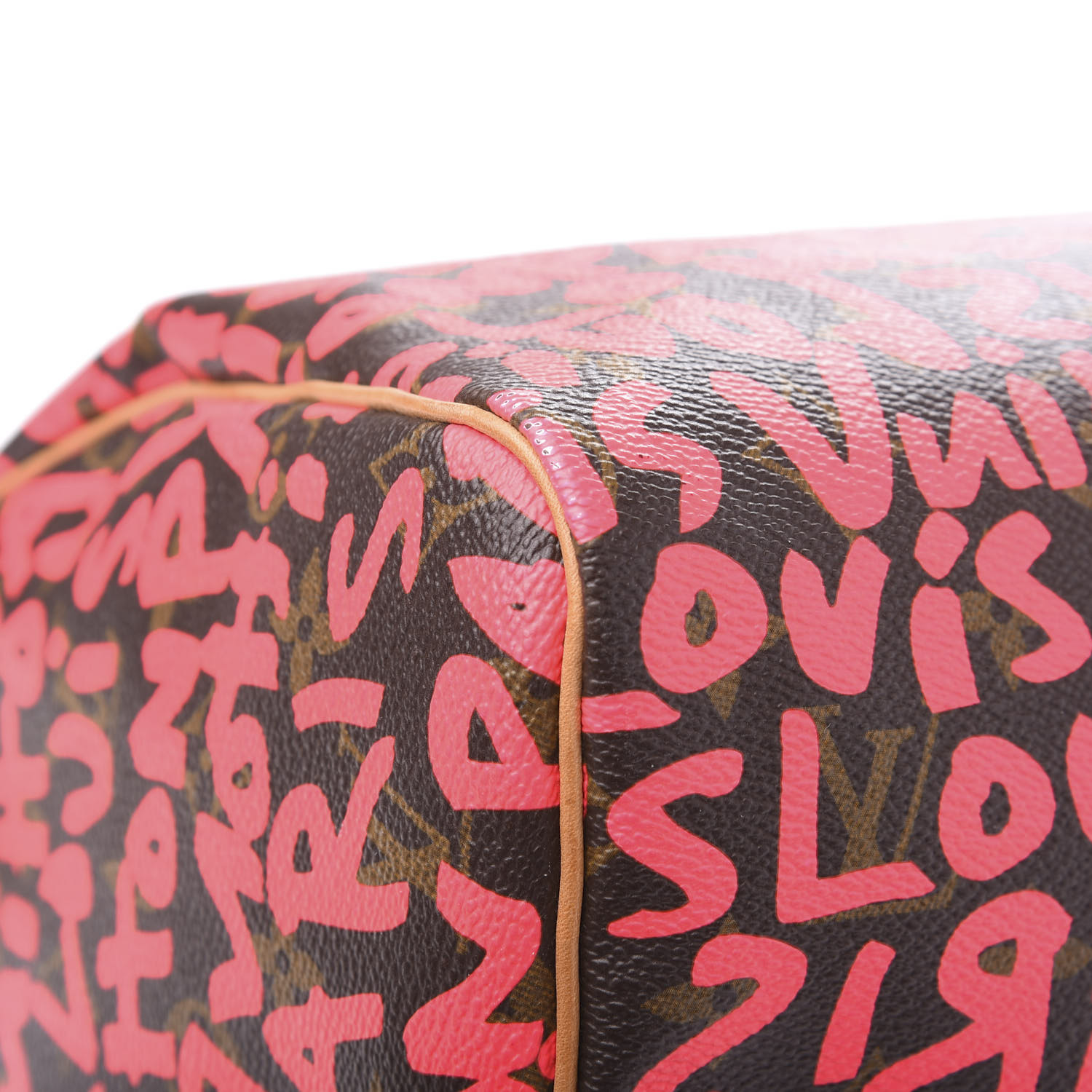 LOUIS VUITTON Monogram Graffiti Speedy 30 Fuchsia 606517