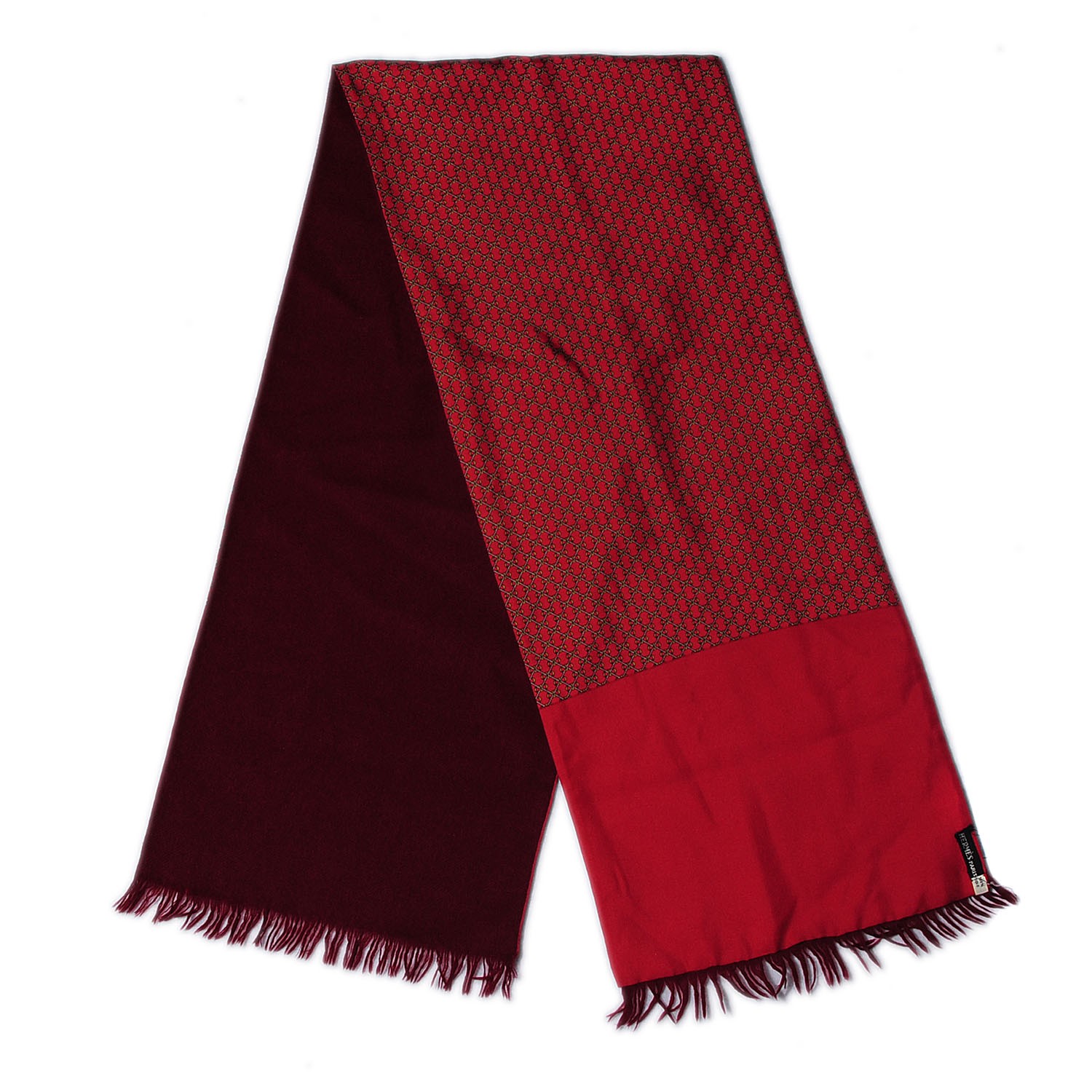 mens cashmere scarf no fringe