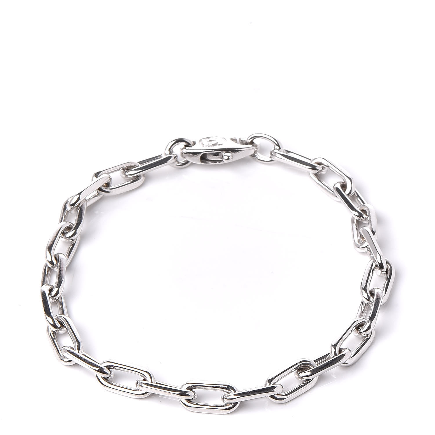 CARTIER 18K White Gold Spartacus Chain Bracelet 414906