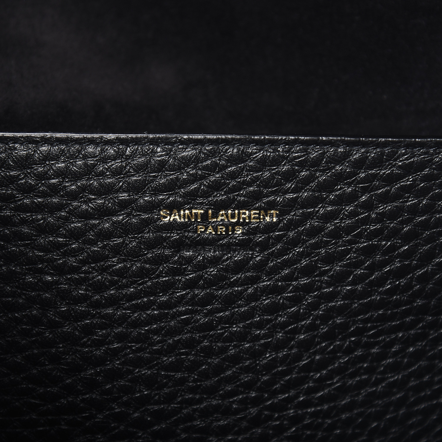 saint laurent patti large leather tote bag