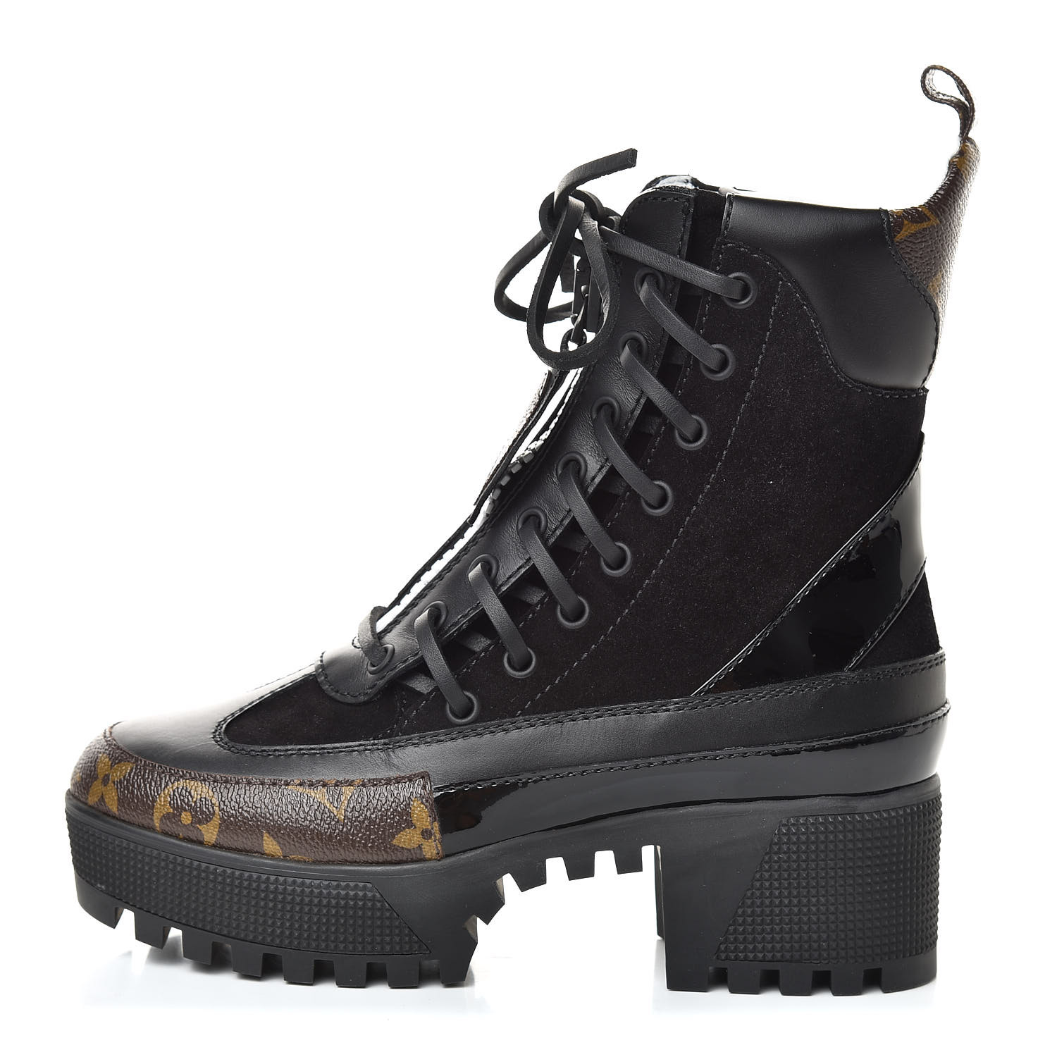 LOUIS VUITTON Checkpoint Monogram Sneaker Boot Noir Black US 10-US