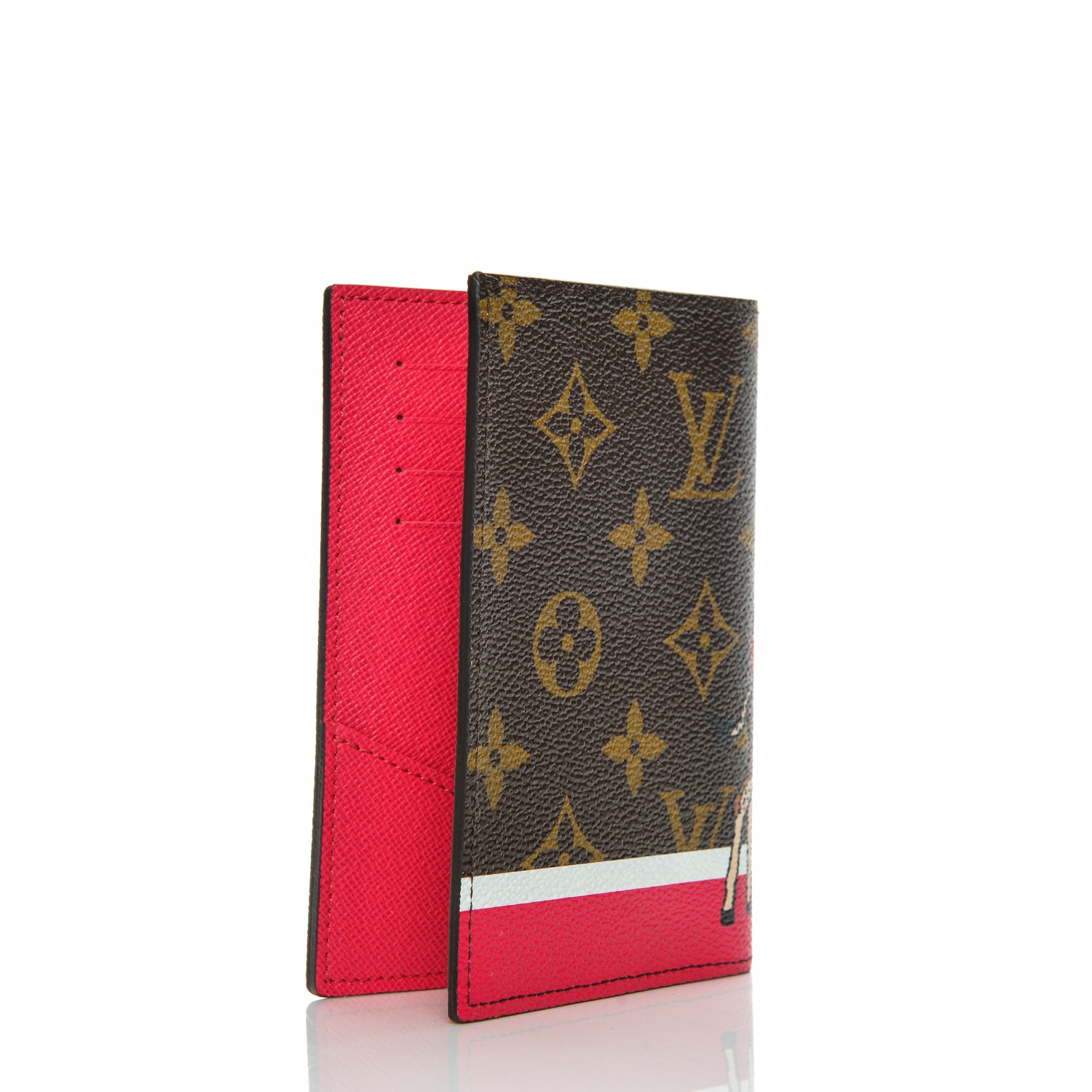 Louis Vuitton Monogram Giraffe Xmas Passport Cover 218333