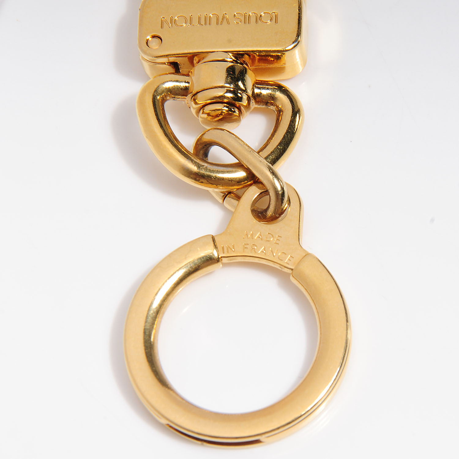 LOUIS VUITTON Pochette Extender Key Ring Chain Gold 83629 | FASHIONPHILE