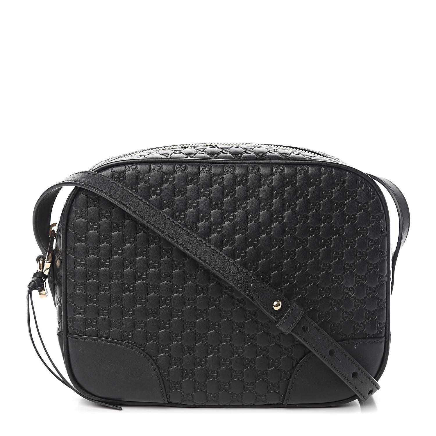 gucci microguccissima mini bree messenger bag black