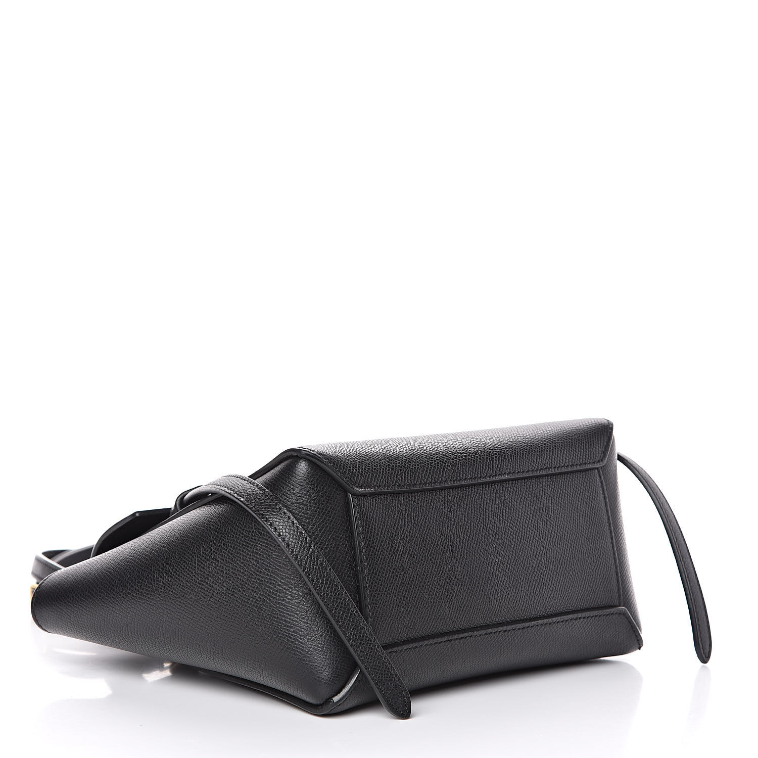 CELINE Grained Calfskin Nano Belt Bag Black 517949