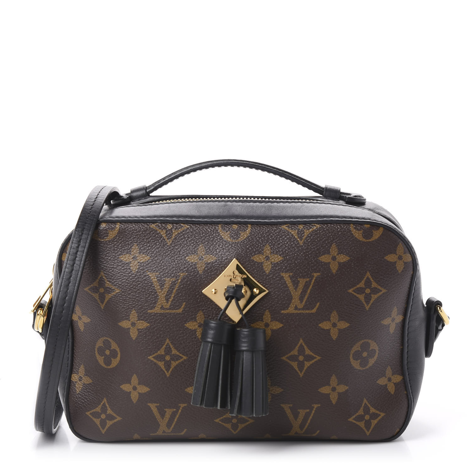 louis vuitton monogram saintonge black