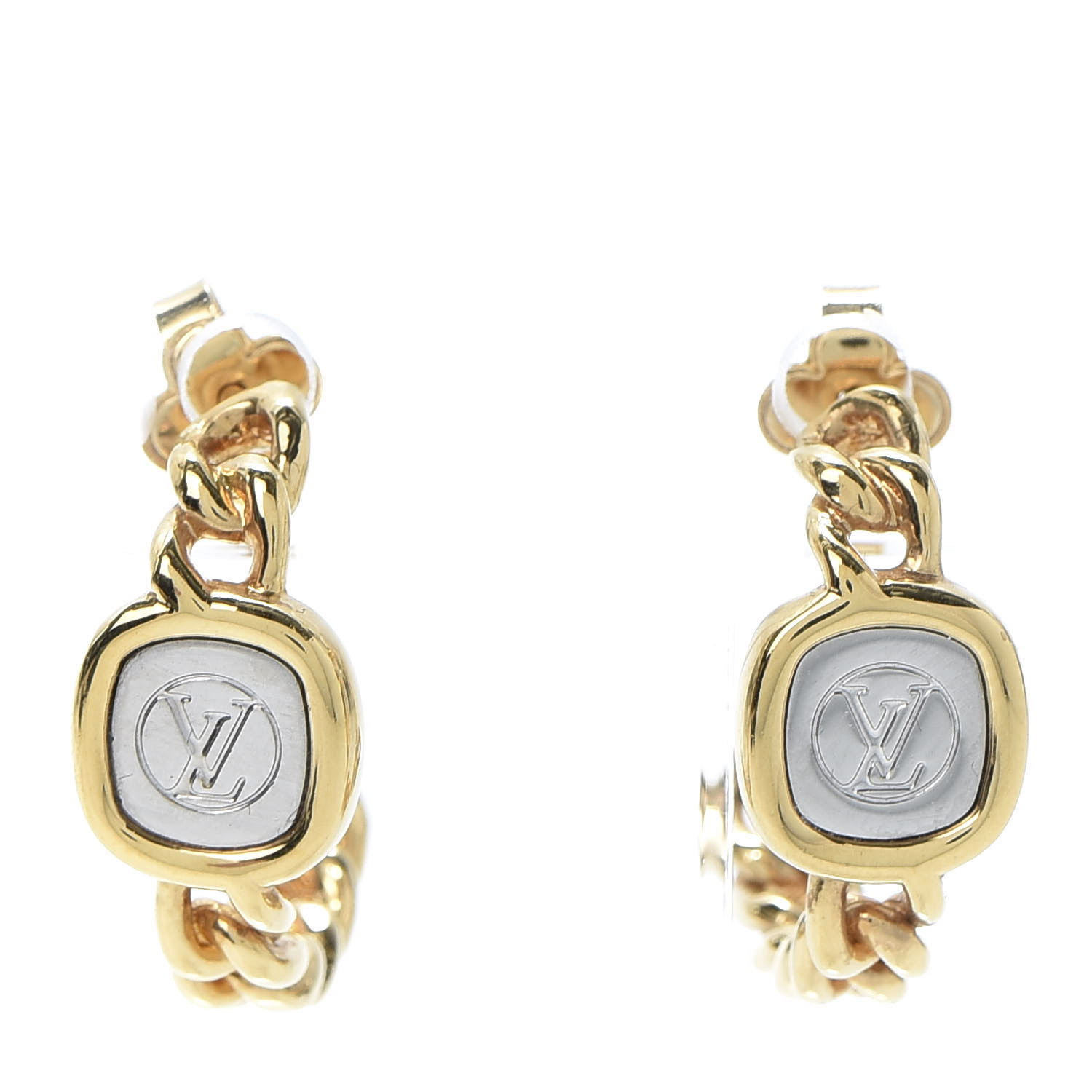Louis Vuitton M64288 Louise Hoop GM Earrings , Gold, One Size
