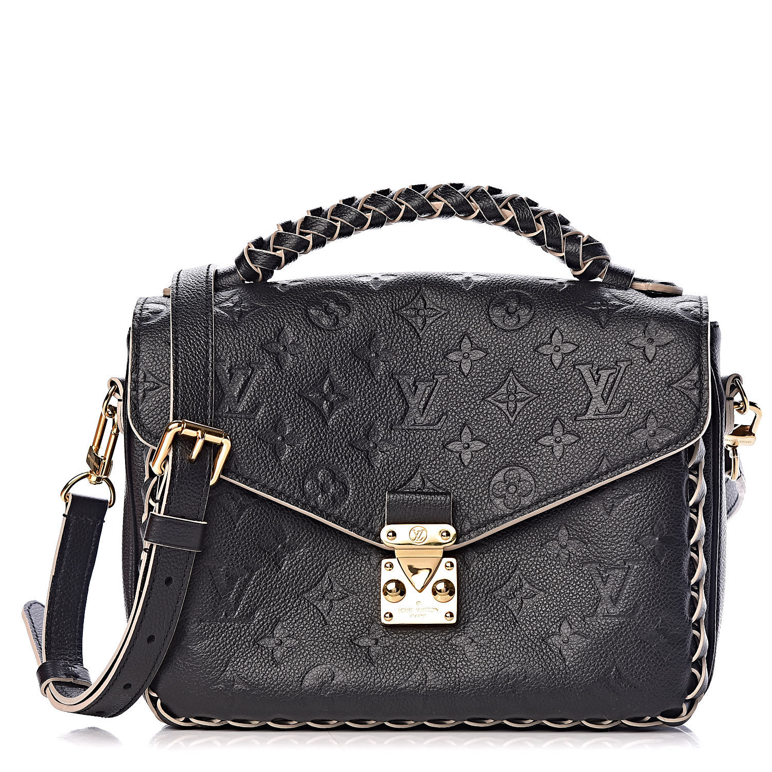 Louis Vuitton Empreinte Braided Pochette Metis Vison