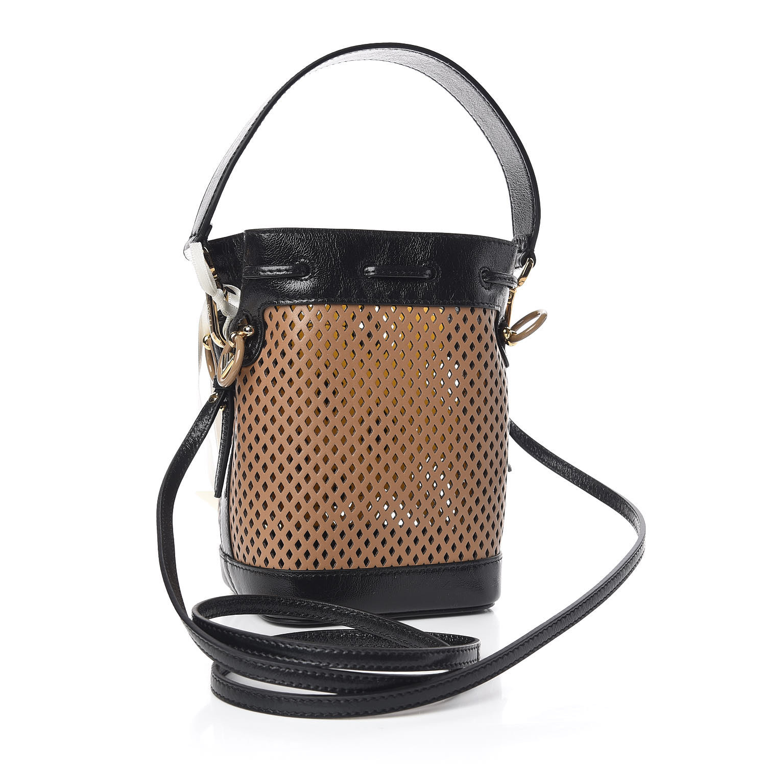 fendi perforated bucket bag