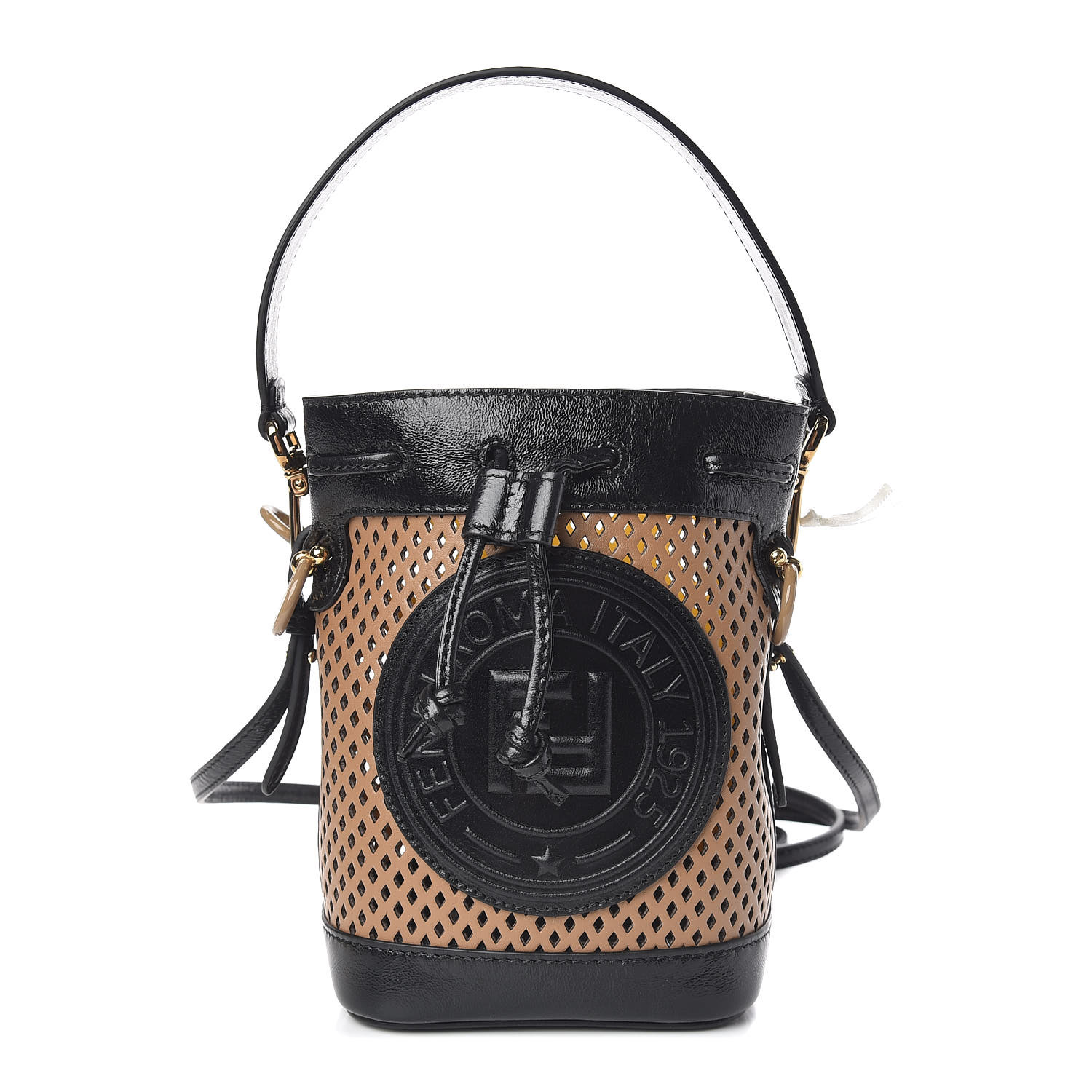 fendi perforated bucket bag