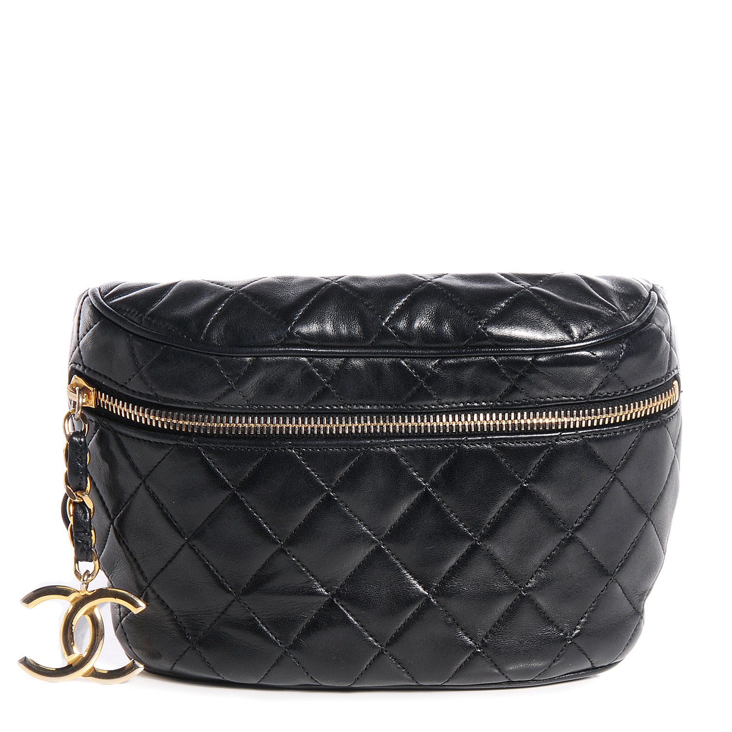 rose logo quilted belt bag