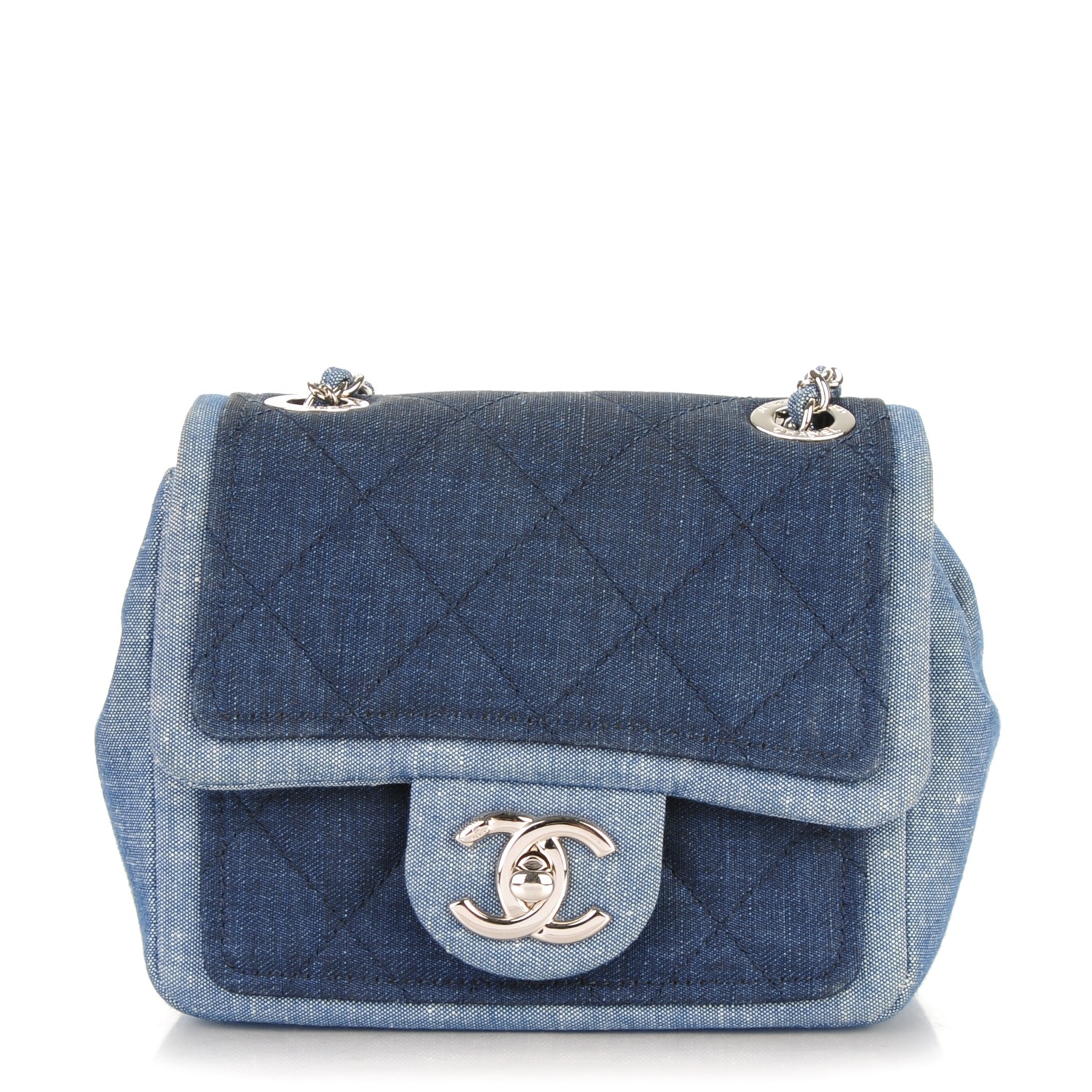 chanel denim mini