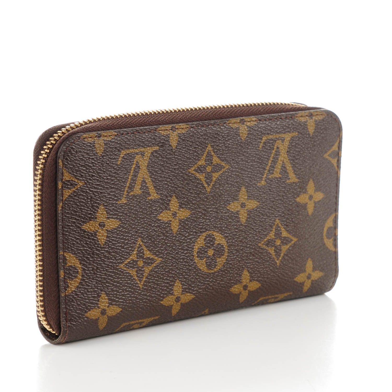 zippy compact wallet monogram