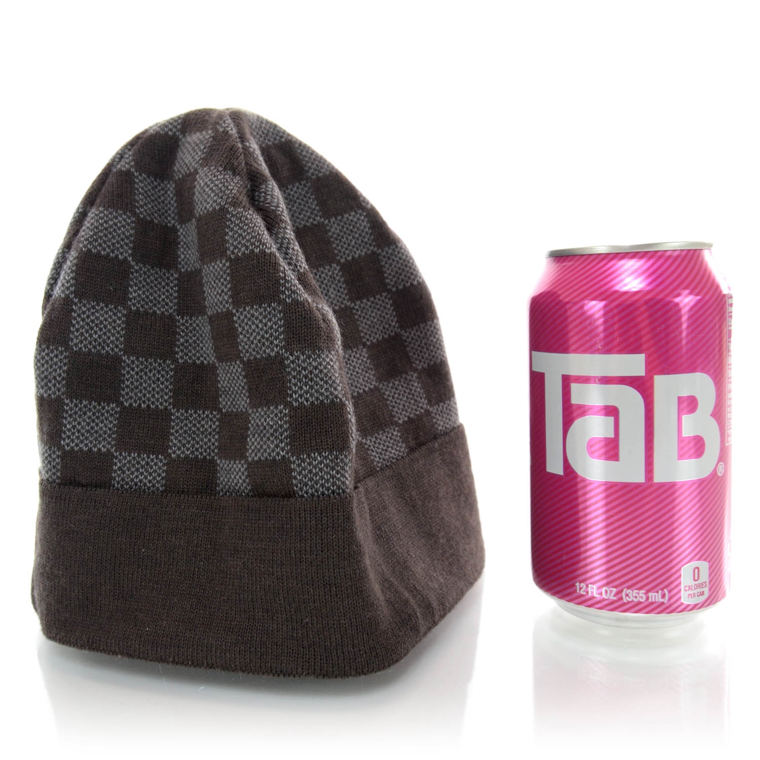 petit damier hat nm grey