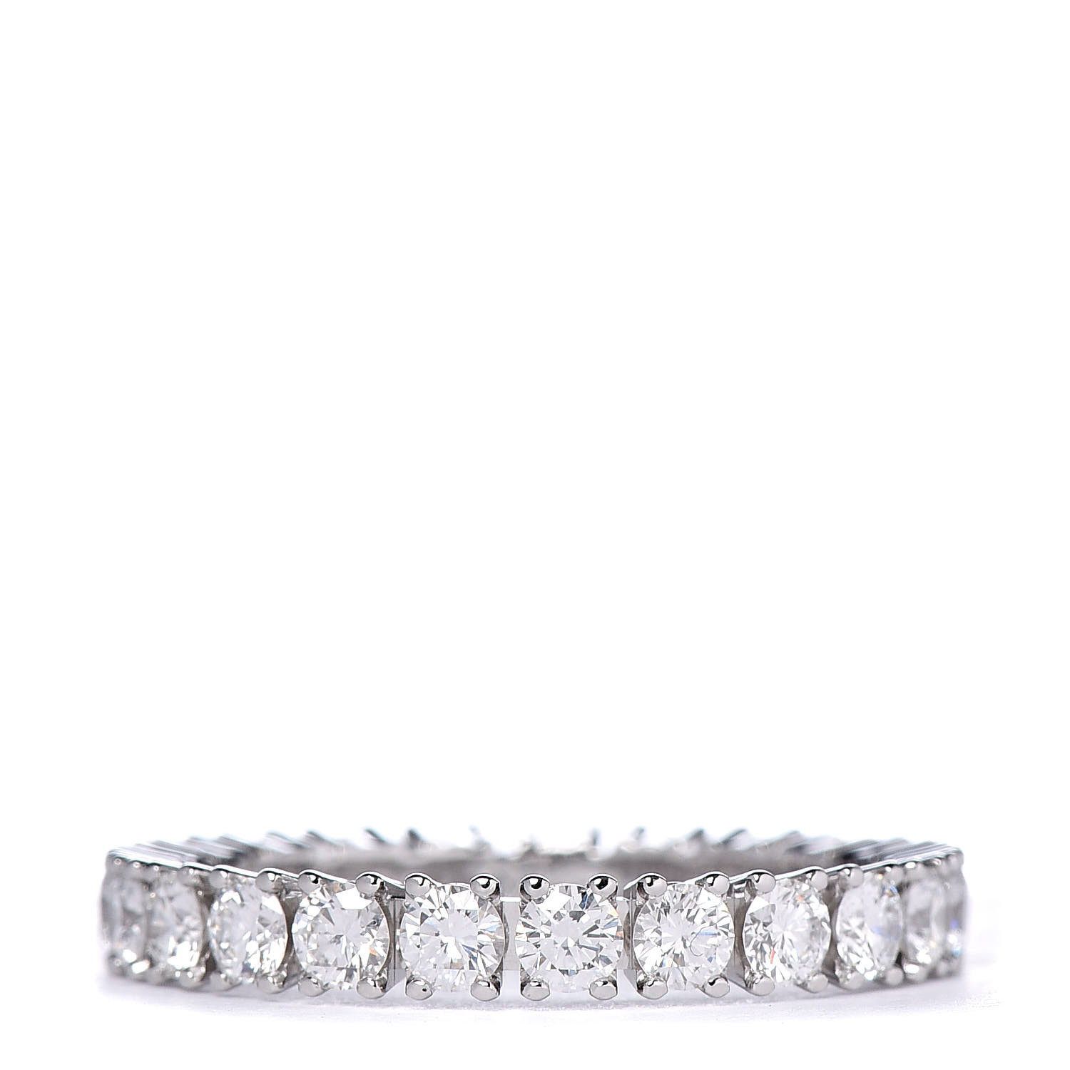 Platinum Diamond 1.58ct Eternity Ring 