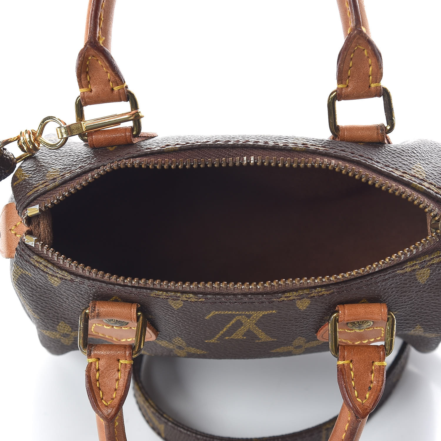 Vintage Louis Vuitton Mini Speedy Sac HL Monogram Canvas Hand Bag + Strap  at 1stDibs