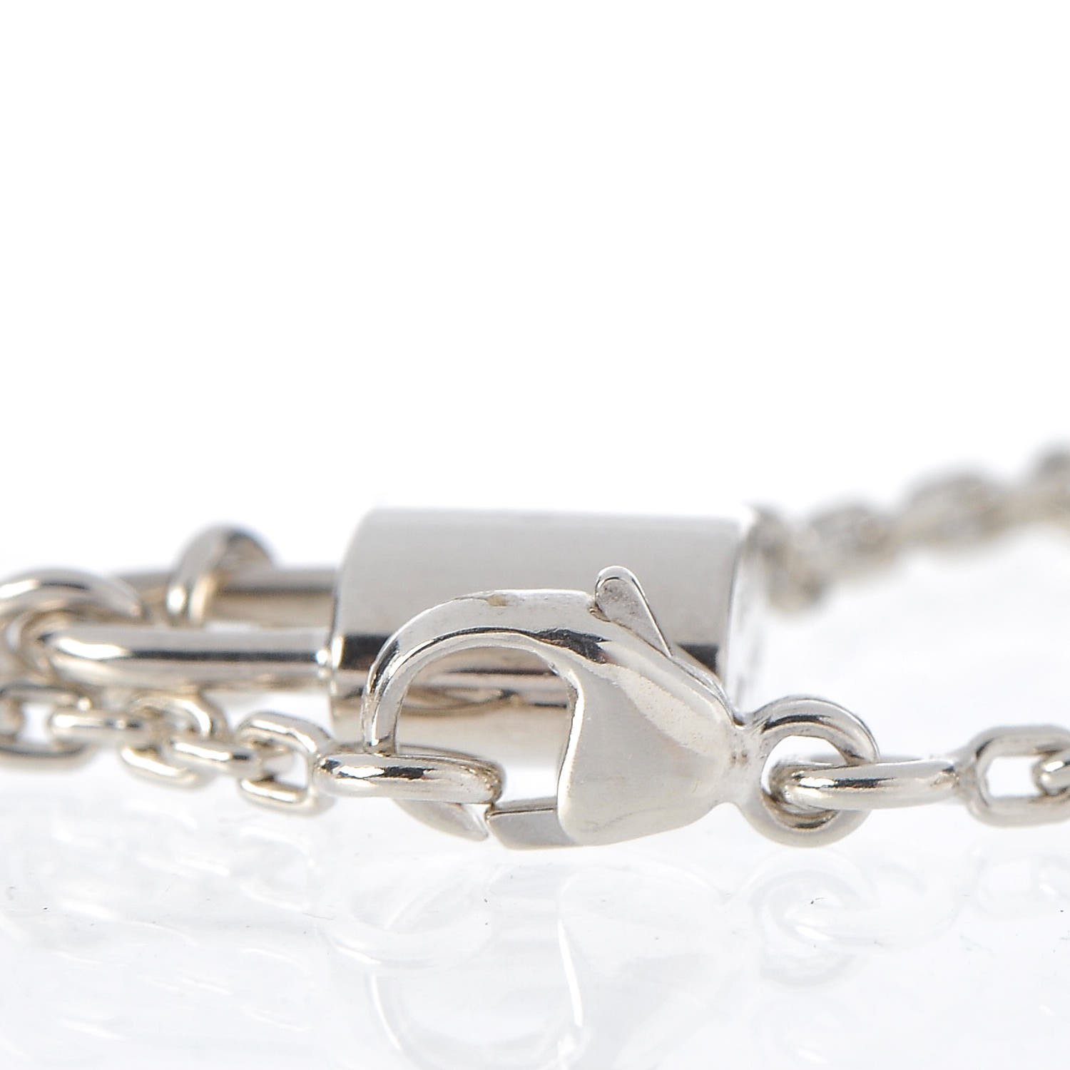 Products by Louis Vuitton: Silver Lockit bracelet, sterling silver