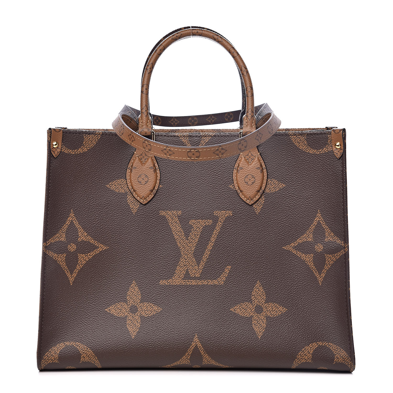 lv on the go reverse monogram