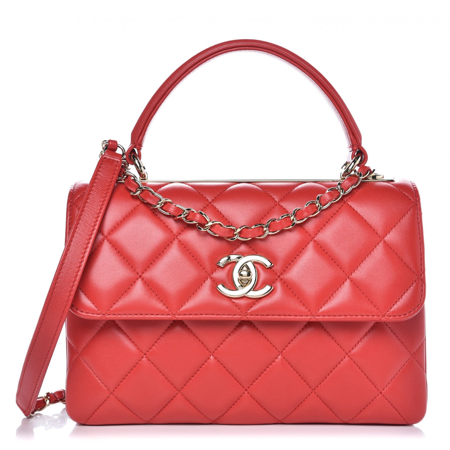 little red chanel bag