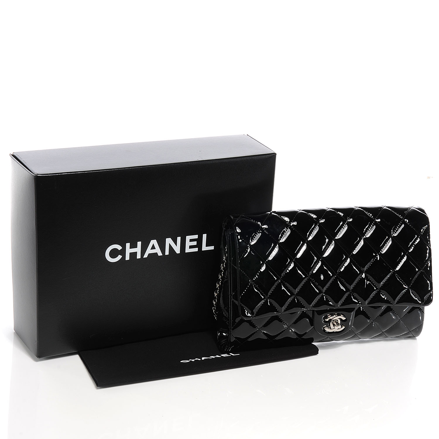 chanel clutch flap