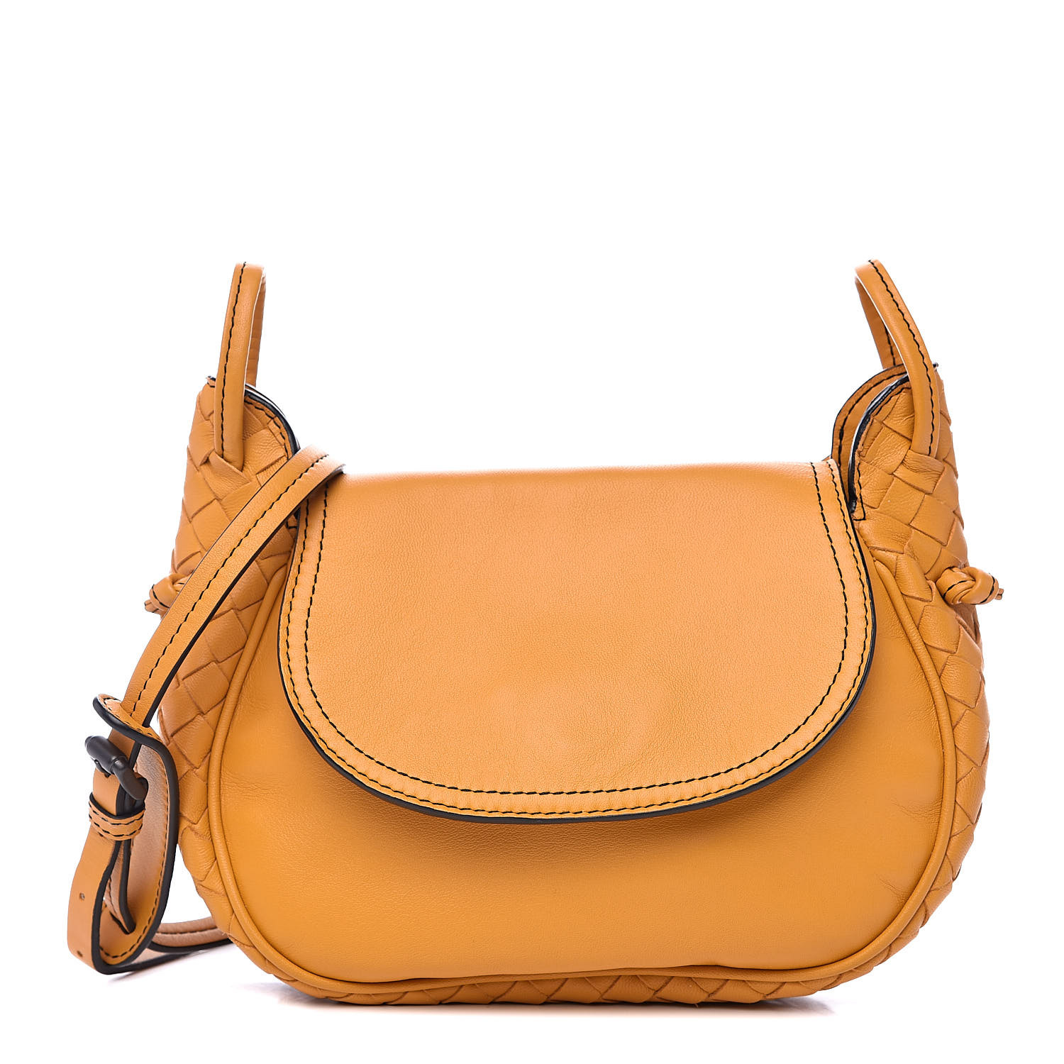 nodini flap leather shoulder bag