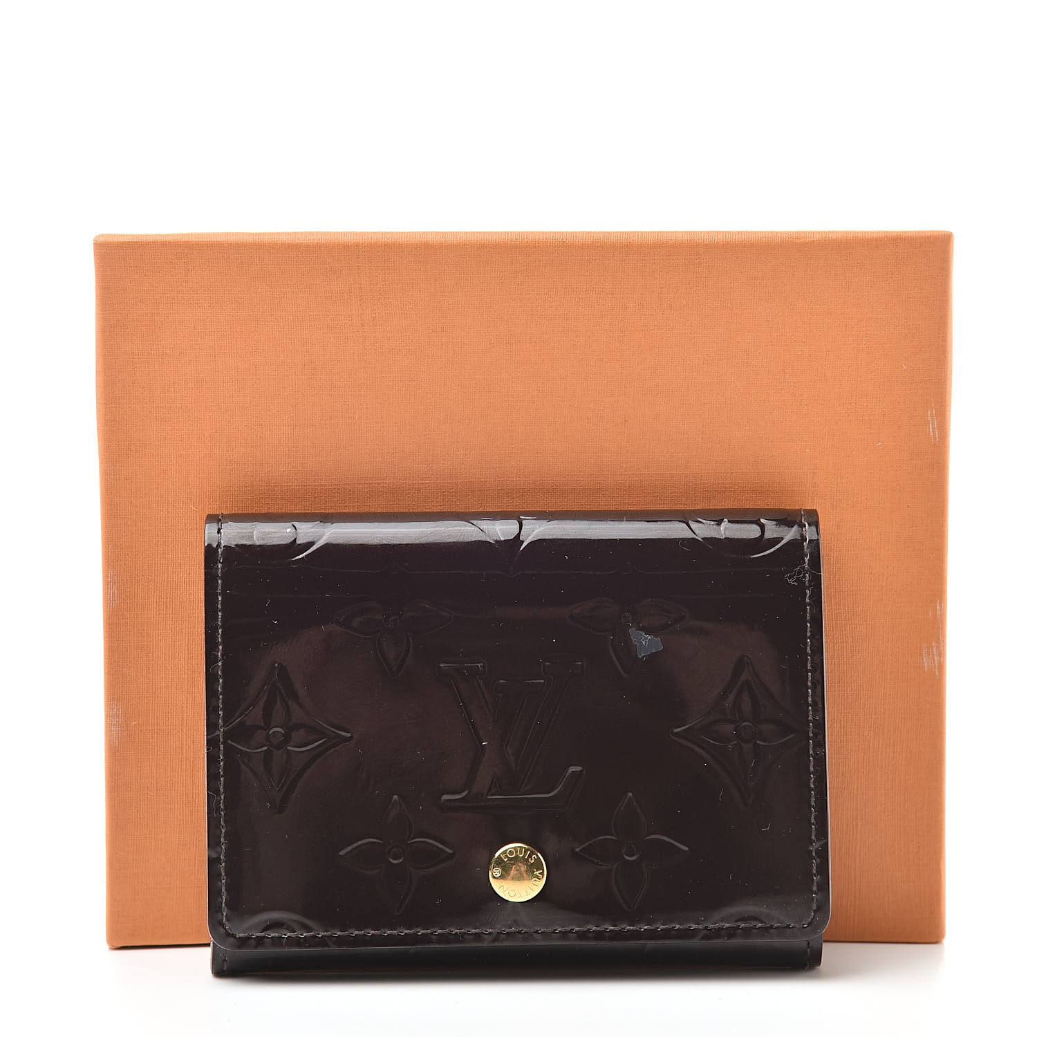 Louis Vuitton Business Card Holder Monogram Vernis Anvelop Carte De Visite  M91468 Broncoraille Auction