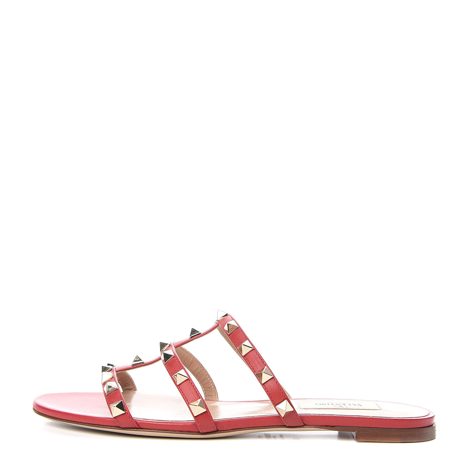 valentino caged flat sandals