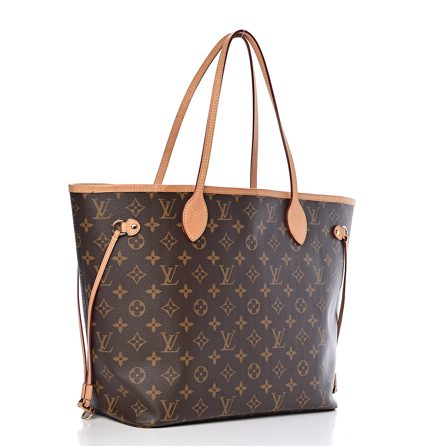 Louis Vuitton Neverfull Monogram Rose Ballerine Iud | semashow.com