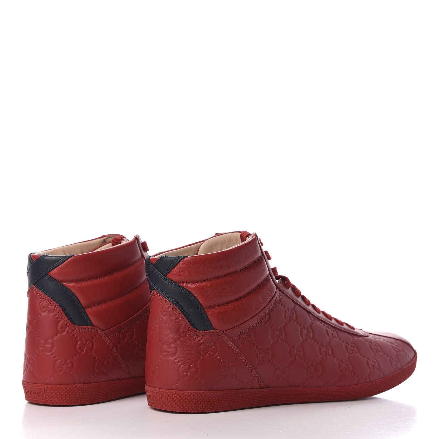 guccissima high top sneakers