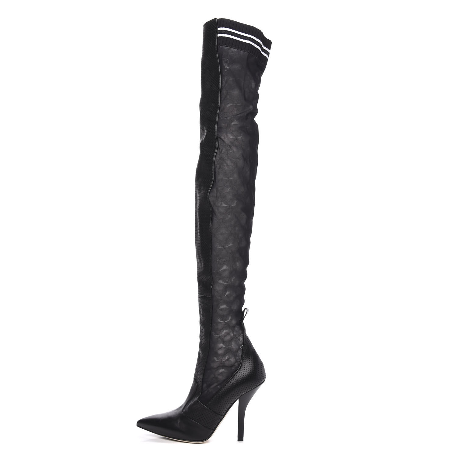 thigh high fendi boots