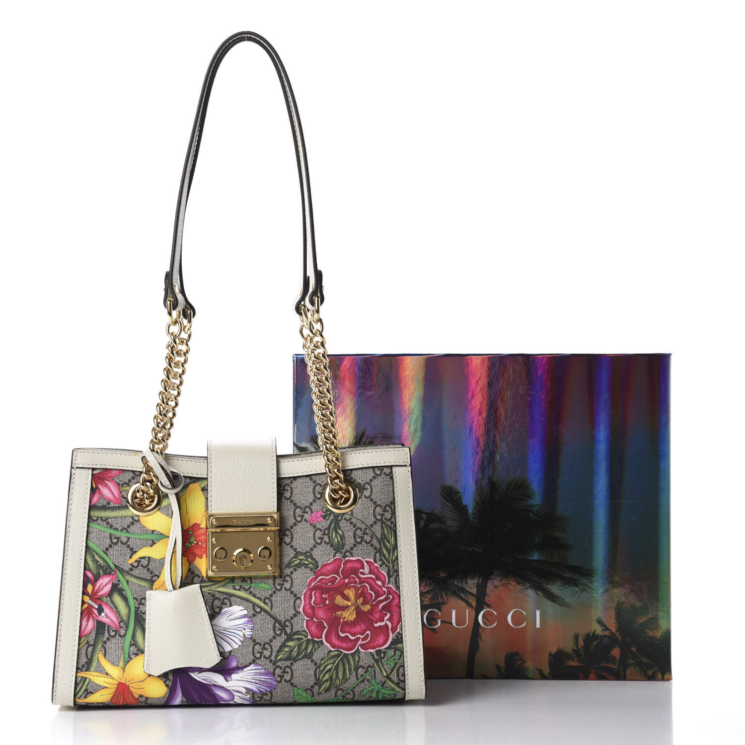 gucci padlock flora