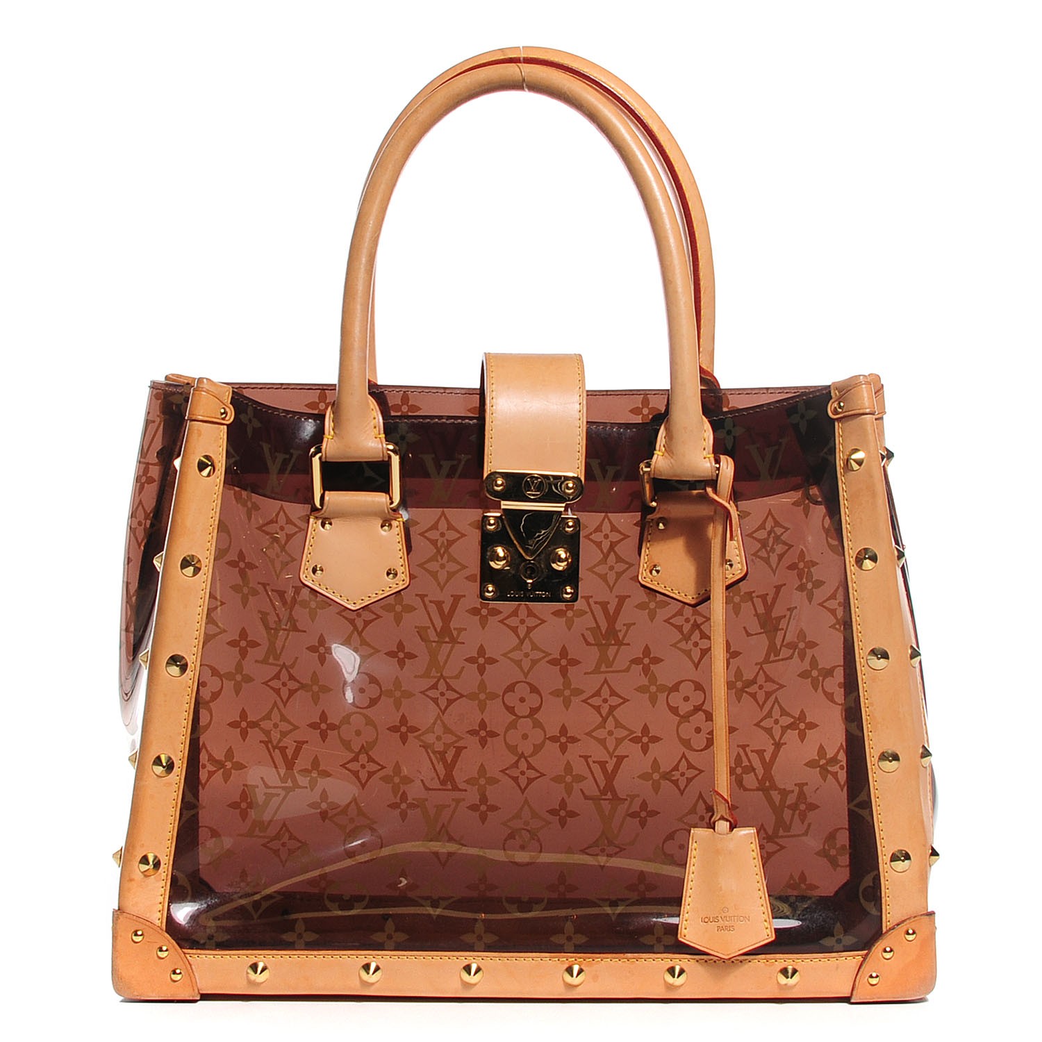 Louis Vuitton Limited Edition Monogram Vinyl Ambre Cabas GM Bag - Yoogi's  Closet