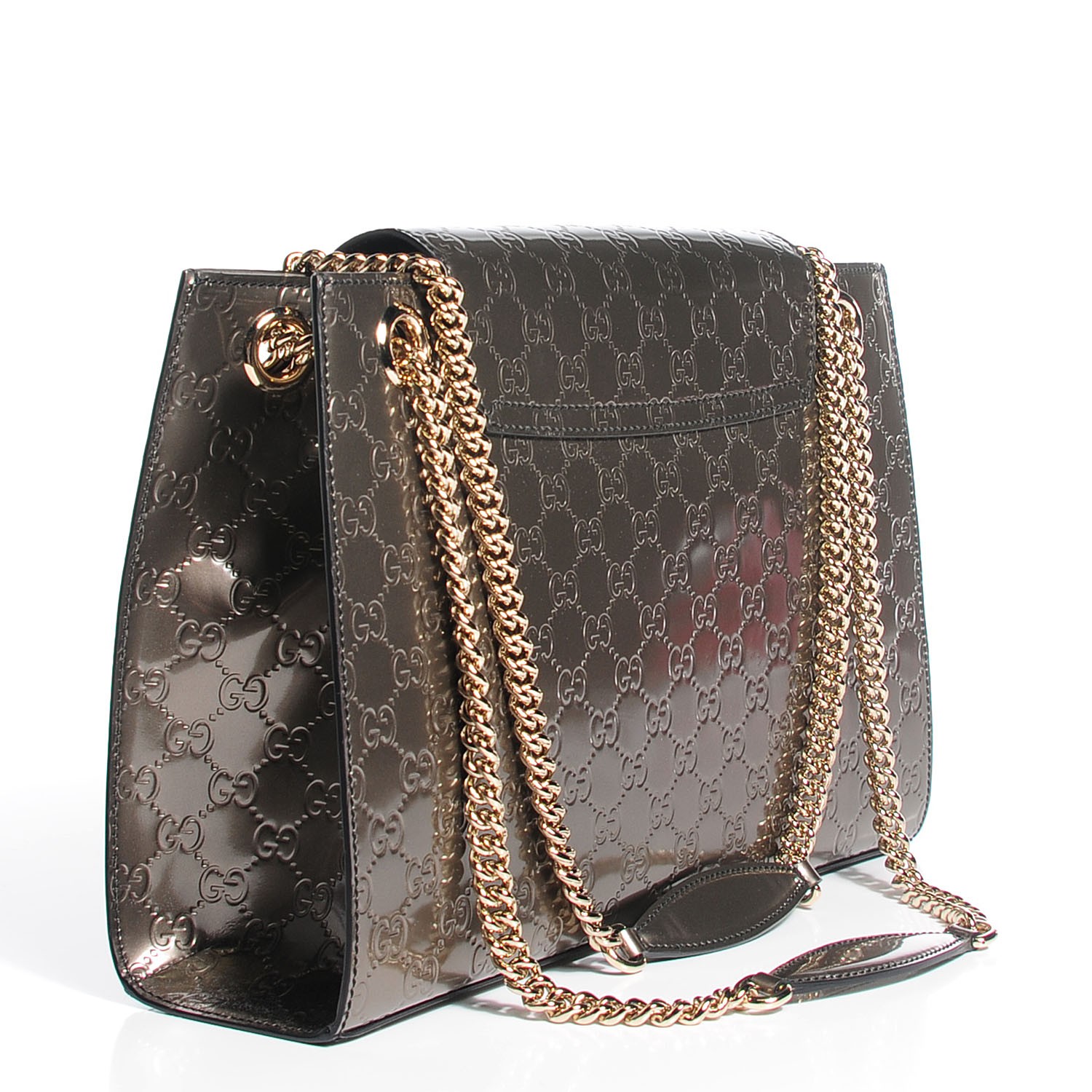 gucci emily guccissima chain shoulder bag