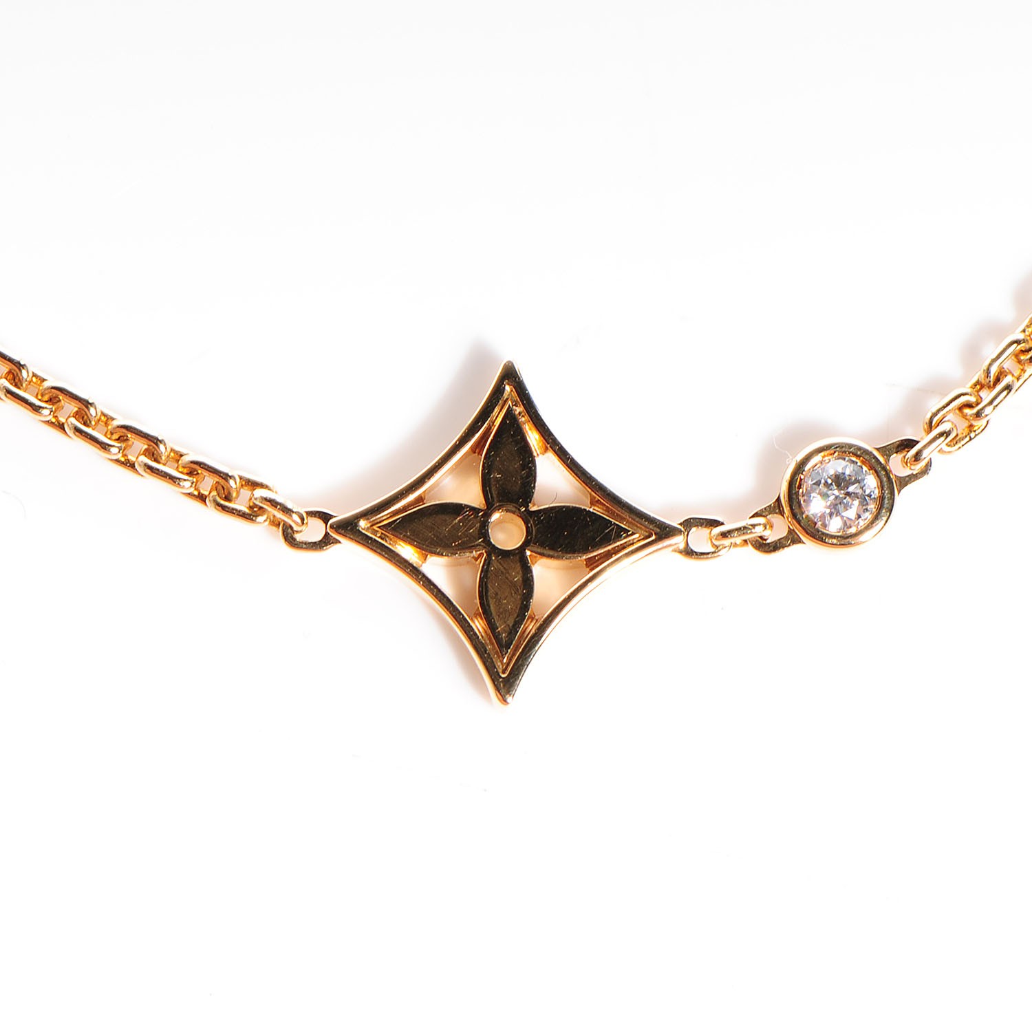 Louis Vuitton Empreinte Pendant Necklace 18K White Gold and Diamond at  1stDibs