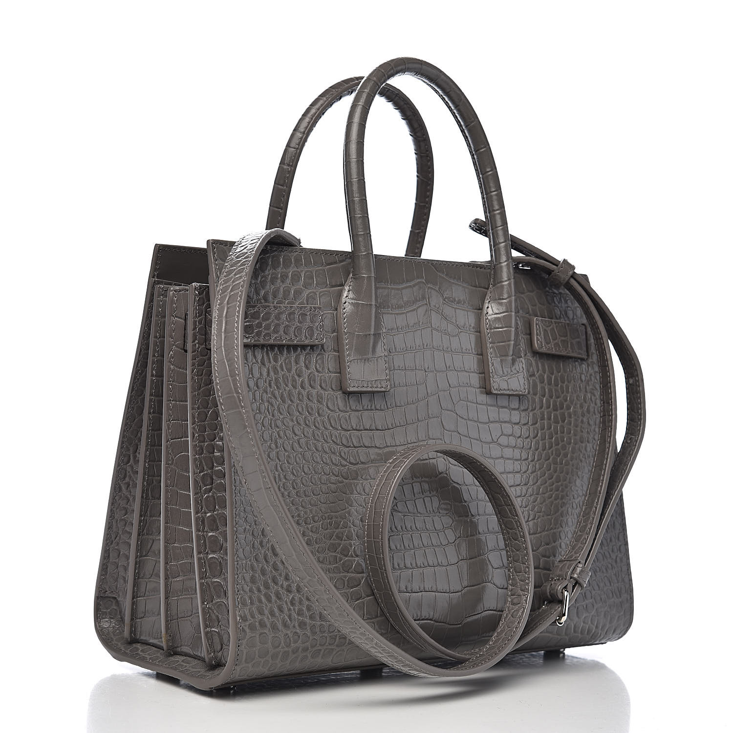 saint laurent sac de jour crocodile