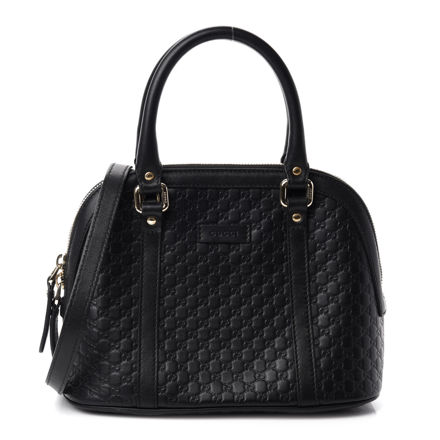 gucci microguccissima mini dome bag black