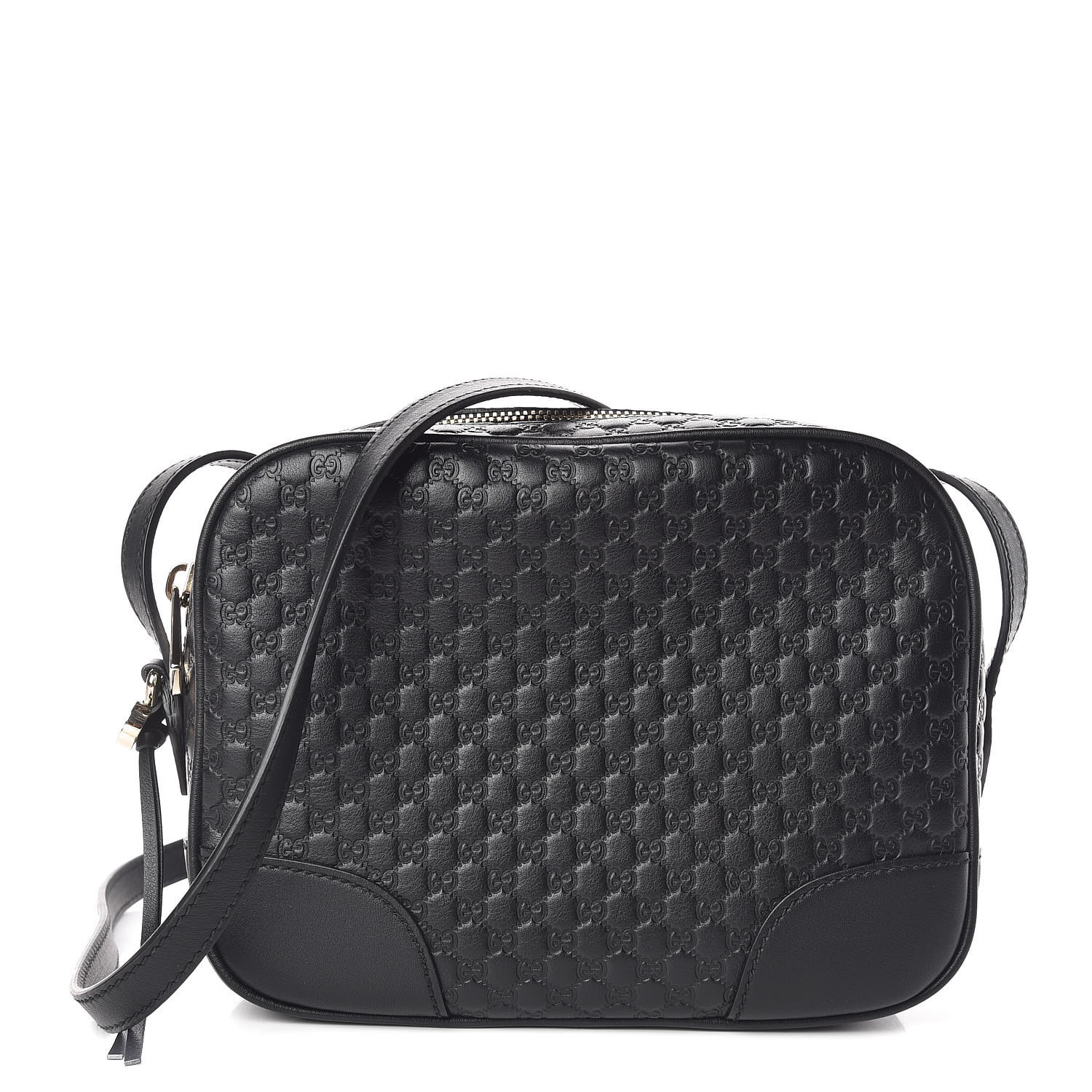 gucci microguccissima mini bree messenger bag black