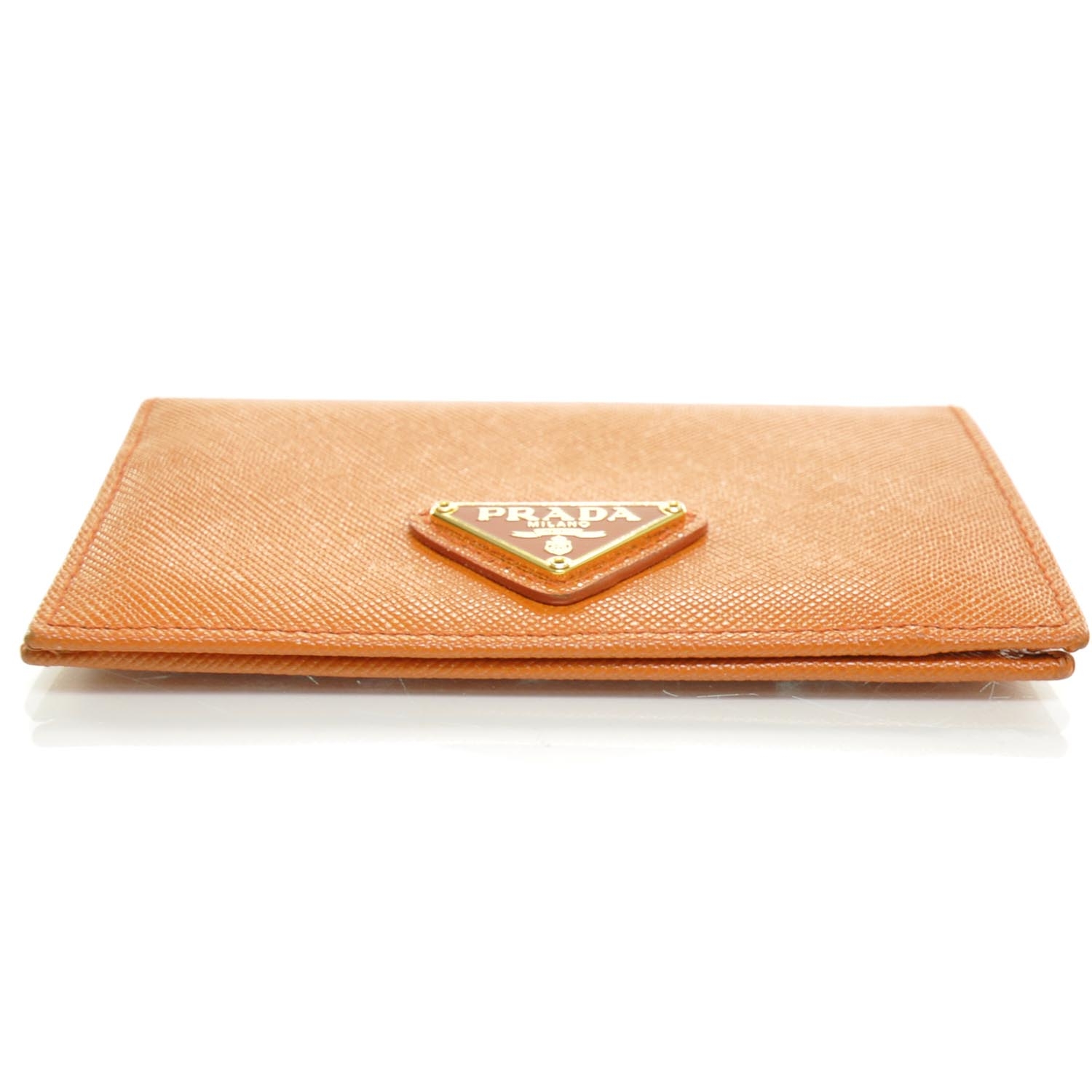 prada card holder orange