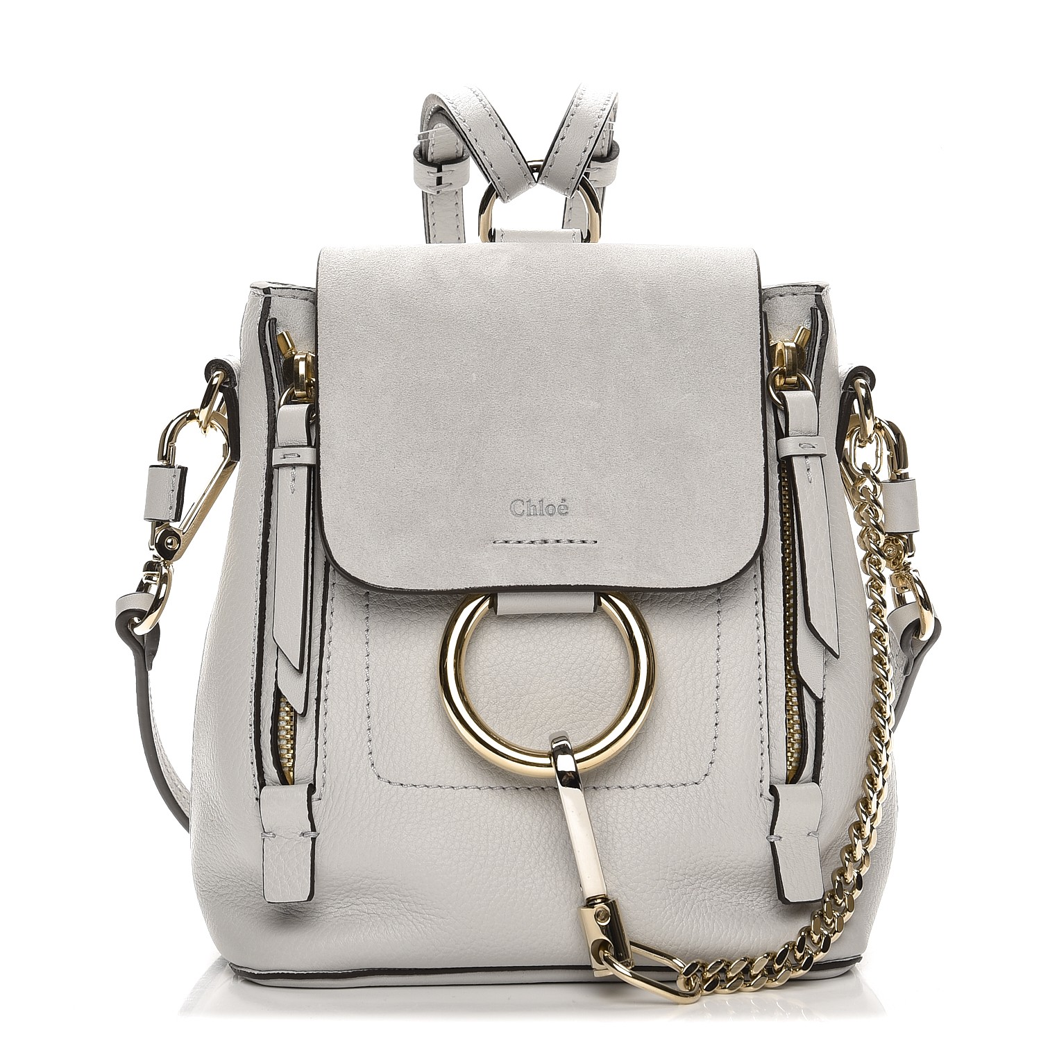 chloe suede backpack