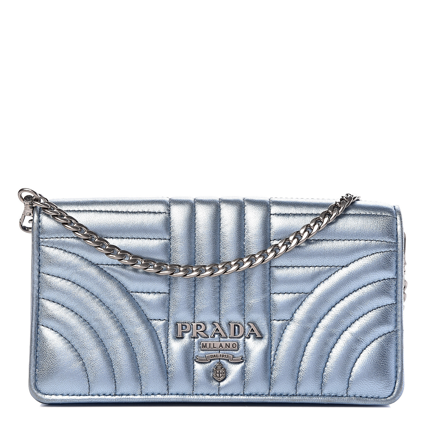 prada diagramme nappa leather mini bag